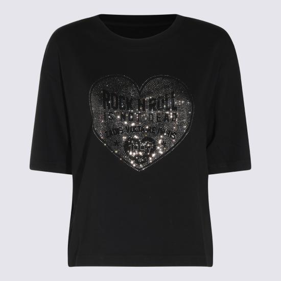 26FW 자딕앤볼테르 반팔 티셔츠 JWTS02922 011 BLACK - ZADIG & VOLTAIRE