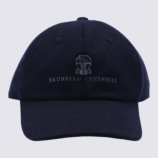 26FW 브루넬로 쿠치넬리 볼캡 M038P9850 CFM33 NAVY - BRUNELLO CUCINELLI