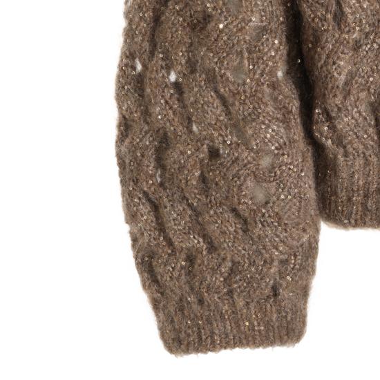 26FW 브루넬로 쿠치넬리 스웨터 MNT347520 CLE69 BEIGE - BRUNELLO CUCINELLI