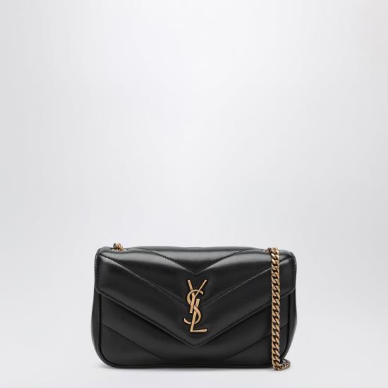 26FW 생로랑 루루 미니 램스킨 821749AAEAX Black