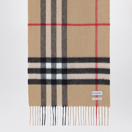 26FW 버버리 빈티지 체크 캐시미어 머플러 8076576130655 Beige - BURBERRY