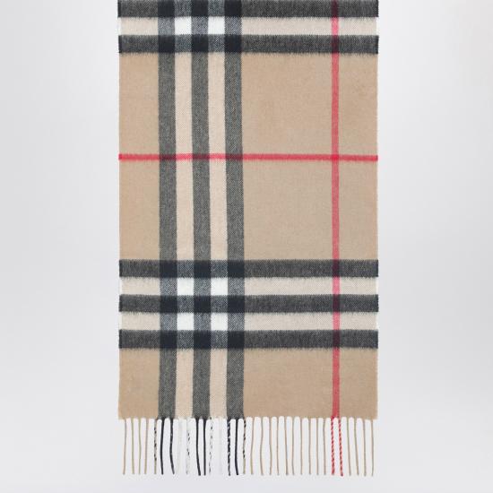 26FW 버버리 빈티지 체크 캐시미어 머플러 8076576U130655 Beige - BURBERRY