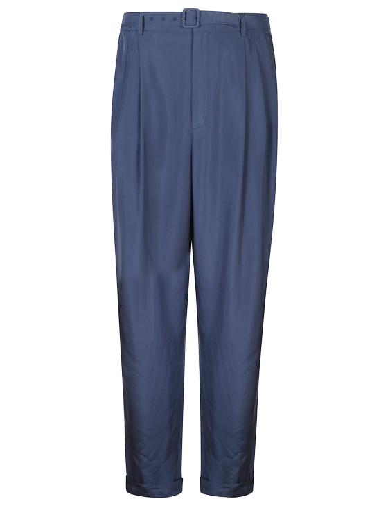 26SS 생로랑 스트레이트 팬츠 862381 Y6J784812 NAVY