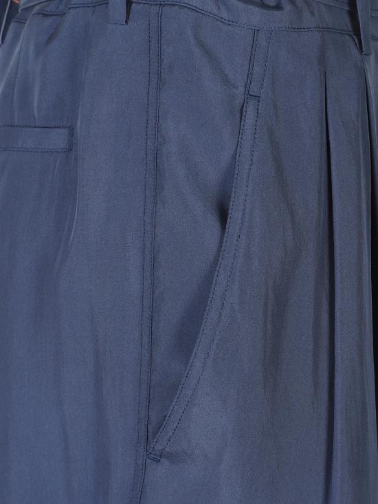 26SS 생로랑 스트레이트 팬츠 862381 Y6J784812 NAVY - SAINT LAURENT