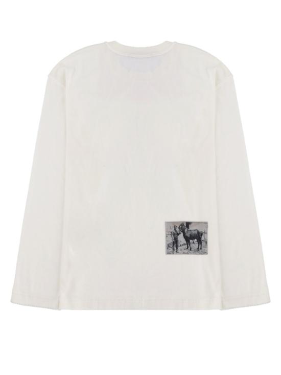 26SS 자크뮈스 페이장 롱 슬리브 티셔츠 TSM00596AJ0 02561NU White - JACQUEMUS