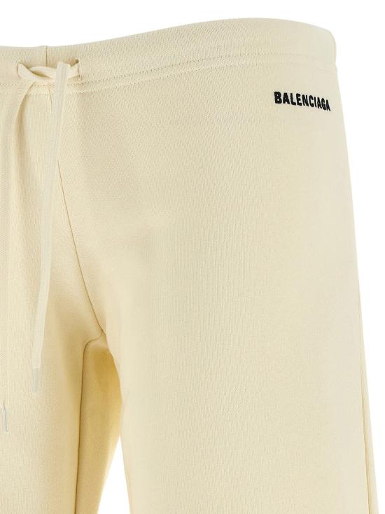 26SS 발렌시아가 스트레이트 팬츠 백 팬츠 화이트 - BALENCIAGA