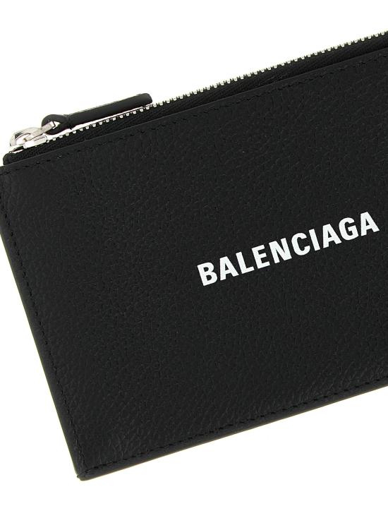26SS 발렌시아가 명함지갑 현금 지갑 및 카드 지갑 (검정색) - BALENCIAGA