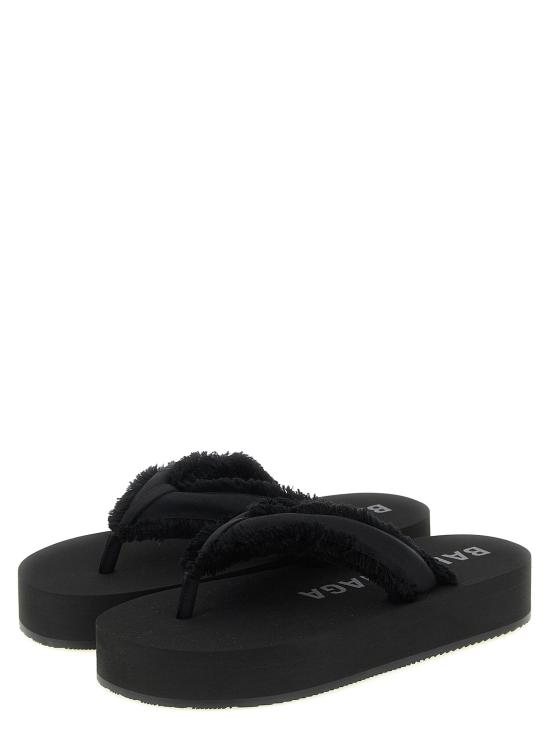 26SS 발렌시아가 샌들 젯래그  블랙 - BALENCIAGA
