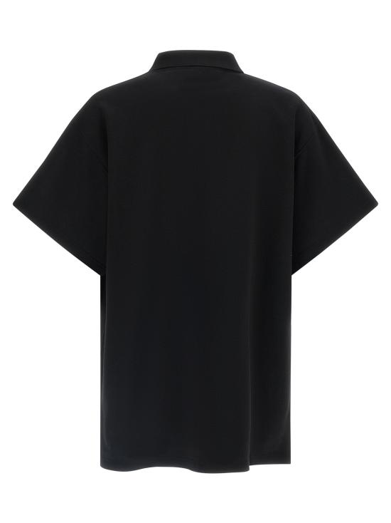 26SS 발렌시아가 폴로 티셔츠 로렐 클래식 폴로 블랙 - BALENCIAGA