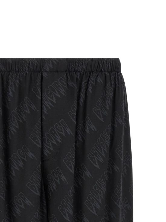 26SS 발렌시아가 숏팬츠 로고 쇼츠 버뮤다 및 블랙 반바지 - BALENCIAGA