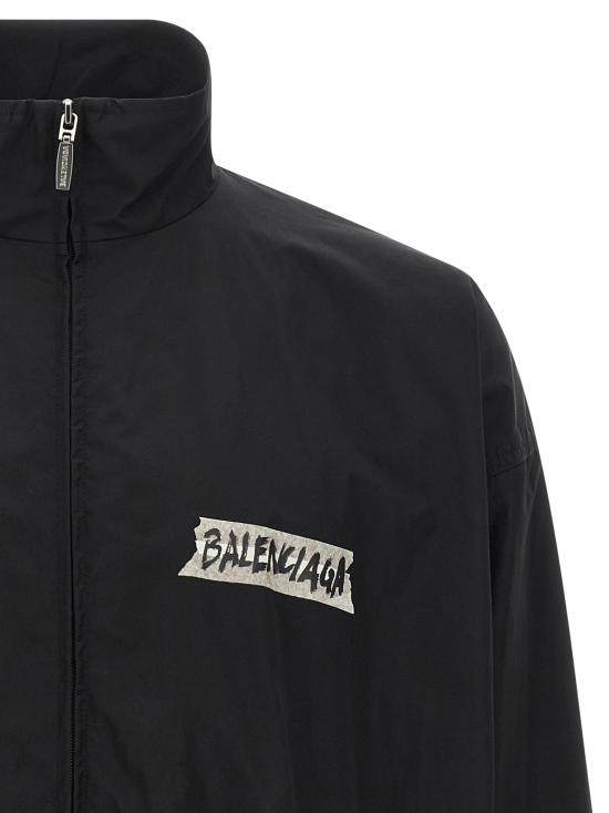 26SS 발렌시아가 마스킹 테이프 미디엄 핏 트랙수트 재킷 857713TPQ381000 - BALENCIAGA