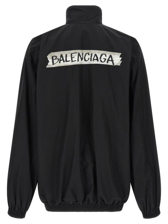 26SS 발렌시아가 마스킹 테이프 미디엄 핏 트랙수트 재킷 857713TPQ381000 - BALENCIAGA