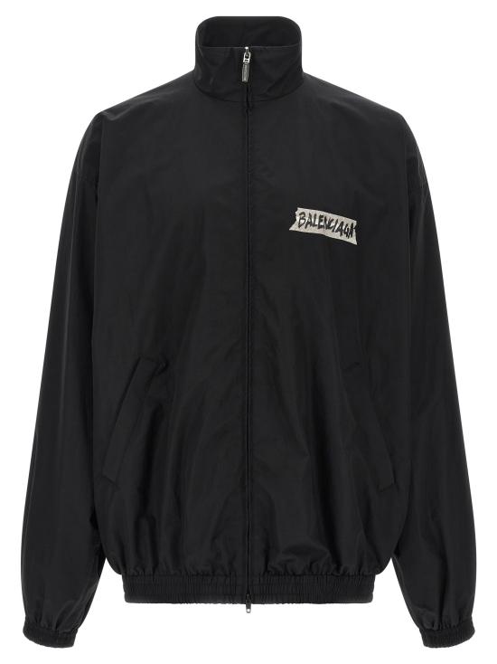 26SS 발렌시아가 마스킹 테이프 미디엄 핏 트랙수트 재킷 857713TPQ381000