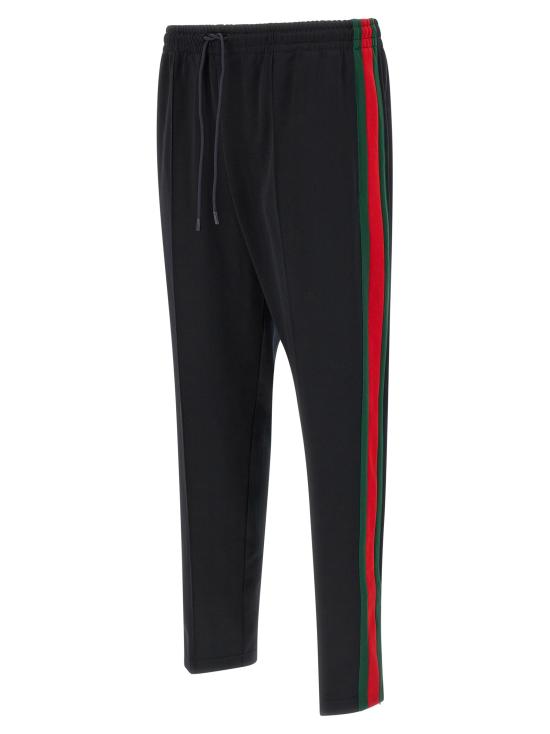 26SS 구찌 수트 팬츠 나스트로 웹 팬츠 블루 - GUCCI