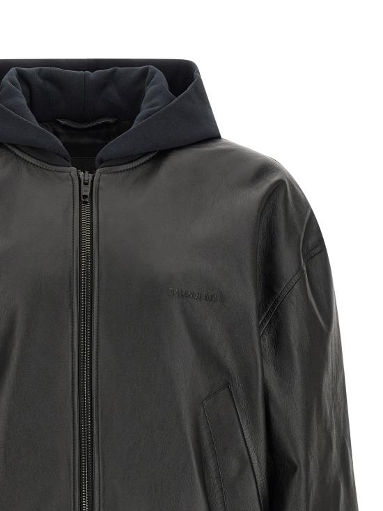 26SS 발렌시아가 패딩 살롱 드 쿠튀르  재킷 블랙 - BALENCIAGA