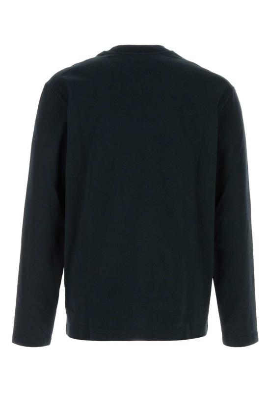  질샌더 긴팔 티셔츠 질 샌더 402 아웃테이셔널 코튼 티셔츠 미드나잇 블루 - JIL SANDER