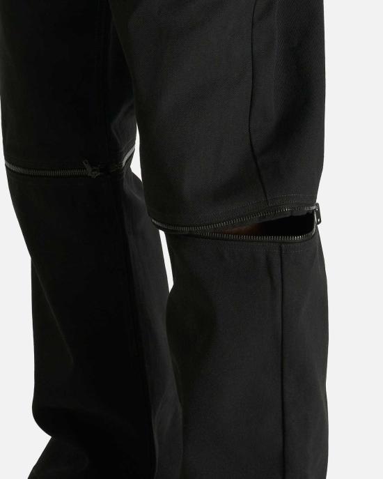 릭 오웬스 데님 팬츠 스트로브 컨버터블 팬츠 블랙 - RICK OWENS
