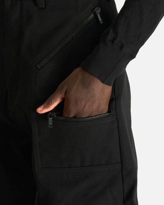  릭 오웬스 데님 팬츠 스트로브 컨버터블 팬츠 블랙 - RICK OWENS