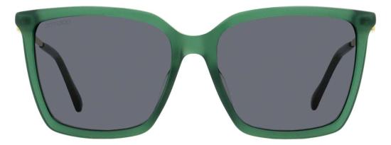 지미추 선글라스 토타 G 56mm 스퀘어 선글라스 그린/골드 - JIMMY CHOO