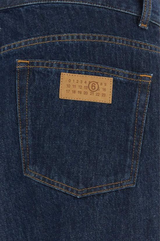  MM6 메종마르지엘라 데님 팬츠 Mm6 메종 마르지엘라 데님 진 블루 - MM6 MAISON MARGIELA