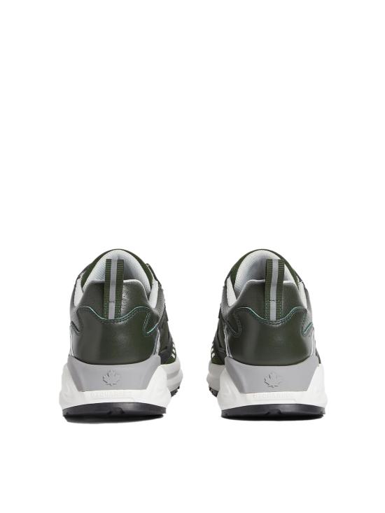  디스퀘어드2 스니커즈 Dsquared2 대시 로고 레이스업  그린 - DSQUARED2