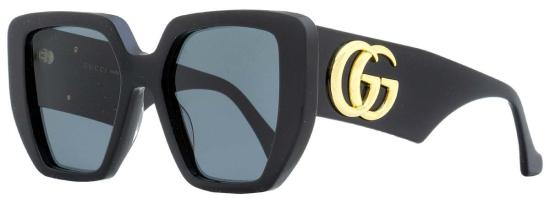  구찌 선글라스 GG0956 S003 기하학적 선글라스 54mm 블랙/골드 - GUCCI