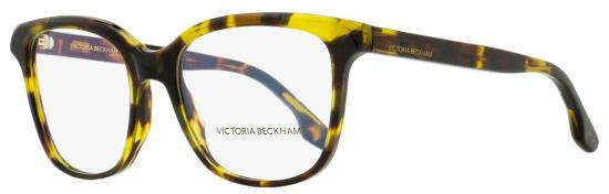  빅토리아 베컴 안경 스퀘어 VB2608 341 54mm 플라스틱(아세테이트)  그린 토터스 - VICTORIA BECKHAM