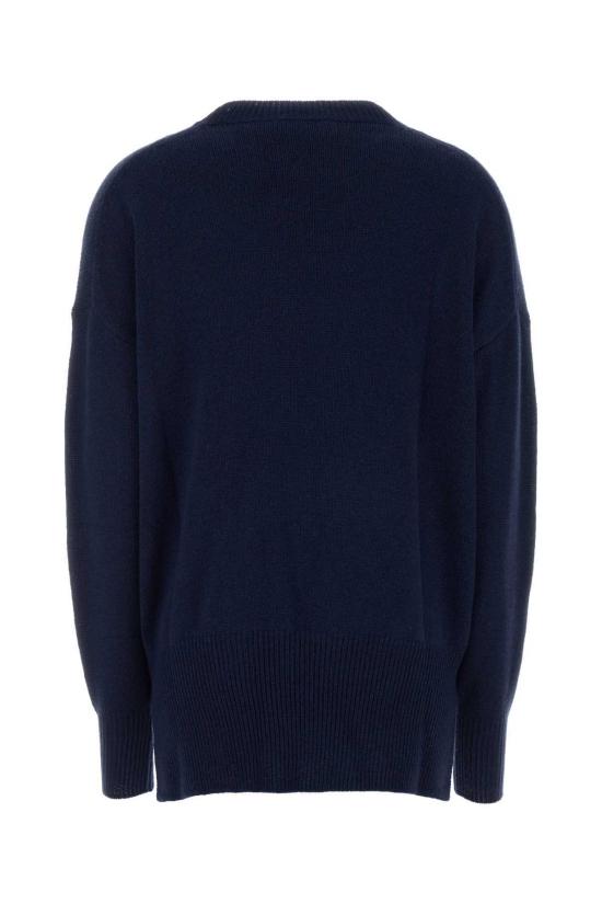  질샌더 스웨터 질 샌더 캐시미어 오버사이즈  네이비 블루 - JIL SANDER