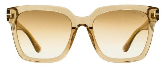  톰포드 선글라스 톰 포드 셀비 TF952 45G 55mm FT0952 선글라스 투명 브라운 - TOMFORD