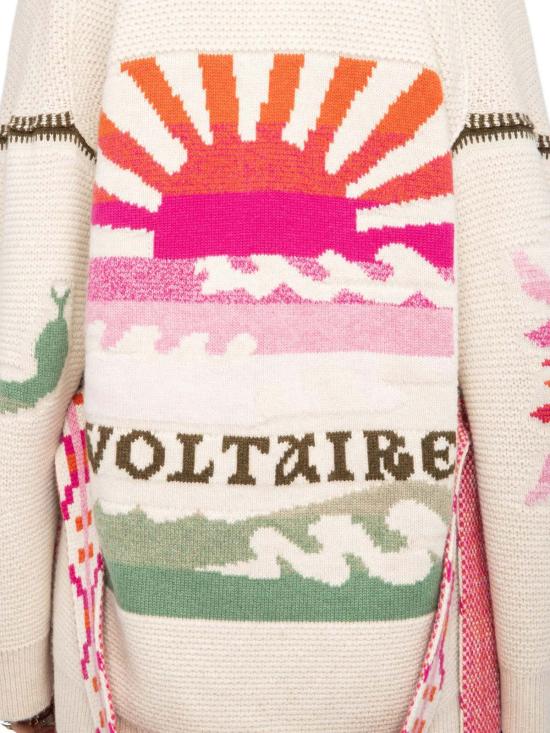  자딕앤볼테르 가디건 Zadig & Voltaire 알파 선셋 카디건 크림 - ZADIG & VOLTAIRE