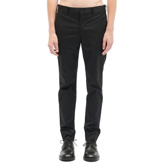  꼼데가르송 스트레이트 팬츠 Comme Des Garçons 블랙 나일론 캐주얼 - COMME DES GARCONS