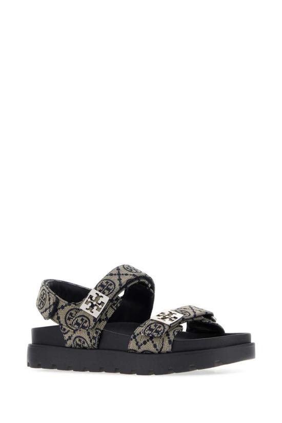  토리버치 샌들 토리 버치 자수 캔버스 - TORY BURCH