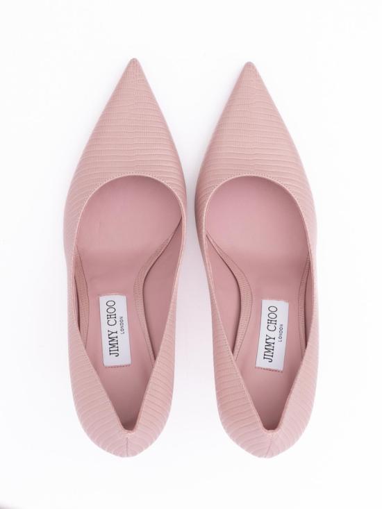  지미추 힐/펌프스 핑크 리자드 프린트 레더 러브 85 펌프스 - JIMMY CHOO