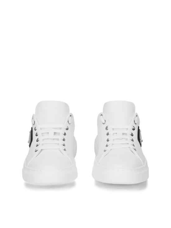  필립 플레인 스니커즈 로탑 아이코닉 플레인 로고  화이트 - PHILIPP PLEIN
