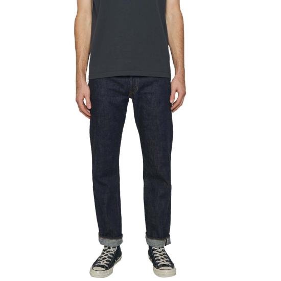  풀카운트 데님 팬츠 Fullcount & Co. 1108 W 슬림 스트레이트 데님 13.7oz 로우 인디고 블루 - FULLCOUNT