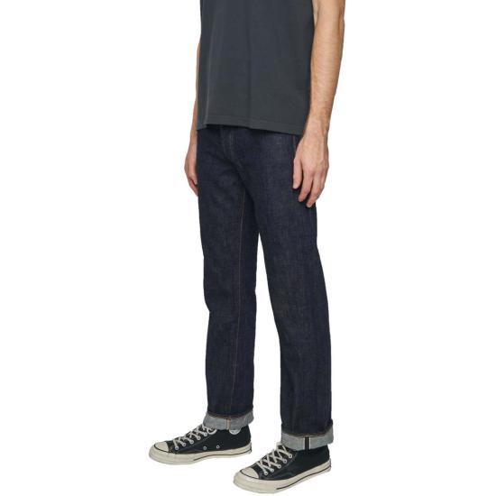  풀카운트 데님 팬츠 Fullcount & Co. 1108 W 슬림 스트레이트 데님 13.7oz 로우 인디고 블루 - FULLCOUNT