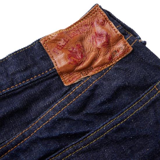  풀카운트 데님 팬츠 Fullcount & Co. 1108 W 슬림 스트레이트 데님 13.7oz 로우 인디고 블루 - FULLCOUNT