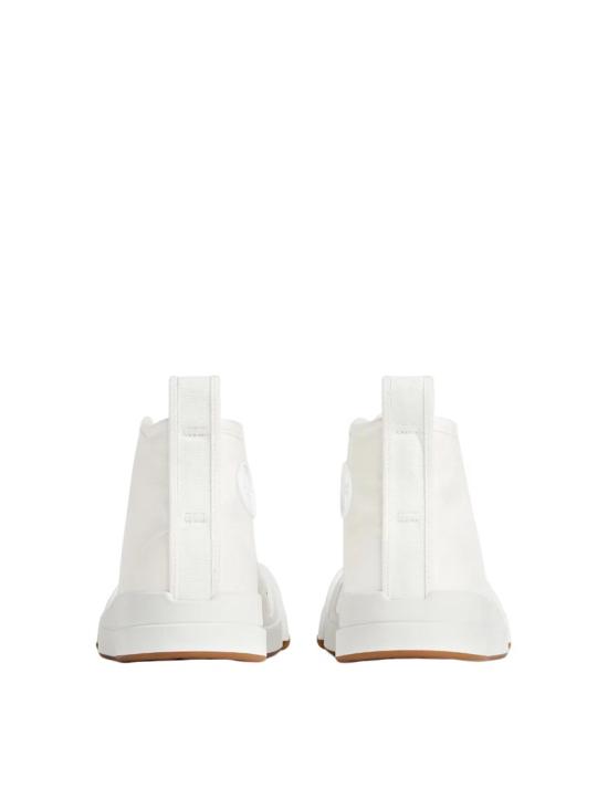  보테가베네타 스니커즈 보테가 베네타 벌칸 캔버스 하이탑  화이트 - BOTTEGA VENETA