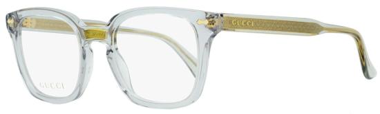  구찌 안경 GG0184 O 005 직사각형  50mm 투명 회색 - GUCCI