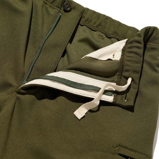  엔지니어드가먼츠 스트레이트 팬츠 엔지니어드 가먼츠 드로스트링  다이아몬드 폴리 니트 - ENGINEERED GARMENTS