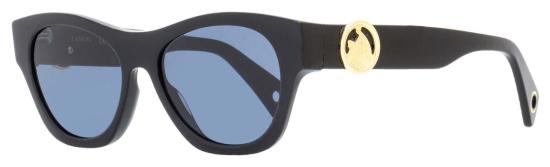  랑방 선글라스 마더 앤 차일드 Lnv604s 001 55mm 플라스틱(아세테이트) 선글라스 블랙 - LANVIN