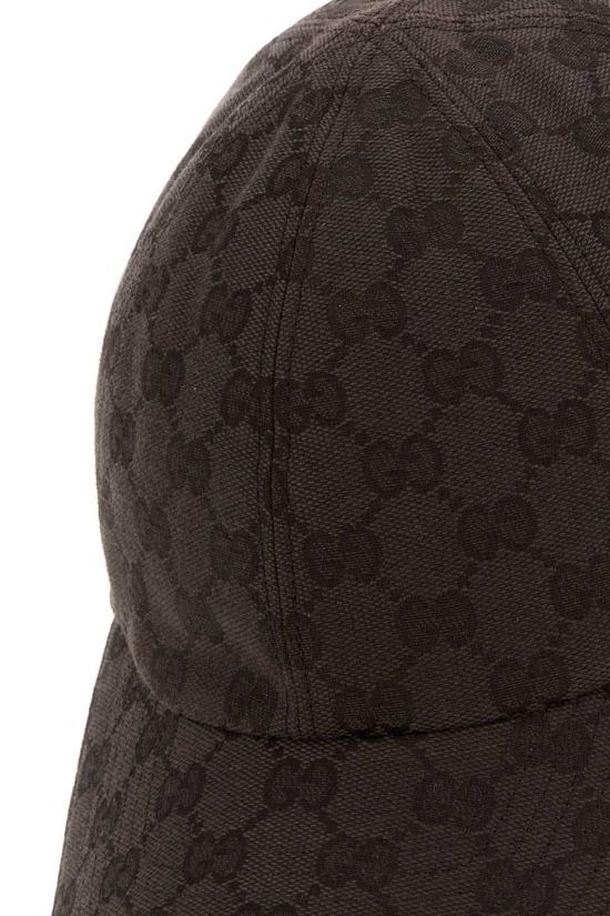  구찌 볼캡 GG 패브릭 베이스볼 캡 브라운/다크 브라운 - GUCCI