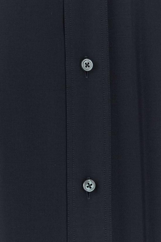  질샌더 셔츠 질 샌더 울 블렌드 버진 모헤어  미드나잇 블루 - JIL SANDER