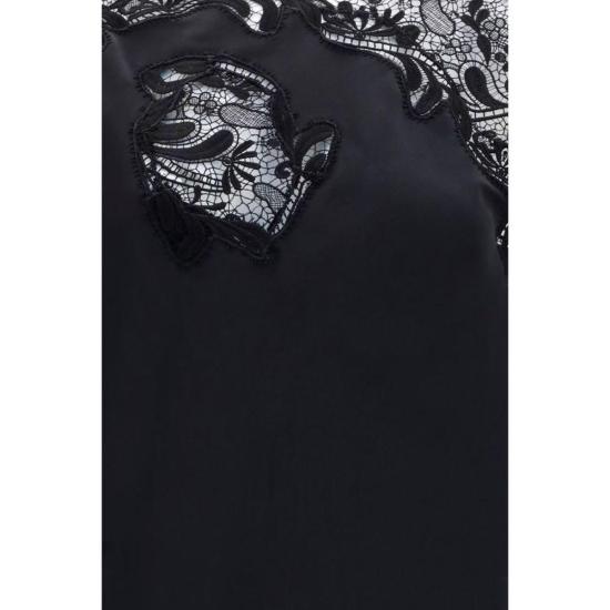  살바토레 페라가모 롱 원피스 페라가모 블랙 실크 칵테일 드레스 - SALVATORE FERRAGAMO