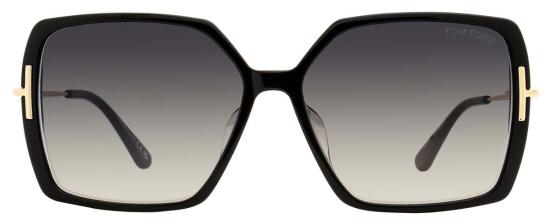  톰포드 선글라스 톰 포드 조안나 알트 핏 TF1039 F 01 B 59mm 선글라스 블랙 - TOMFORD