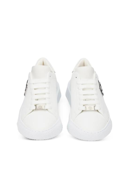  필립 플레인 스니커즈 고질라 육각형 로고 청키  화이트 - PHILIPP PLEIN