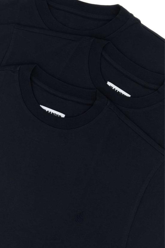  질샌더 반팔 티셔츠 질 샌더 코튼 티셔츠 세트 402 미드나잇 블루 - JIL SANDER