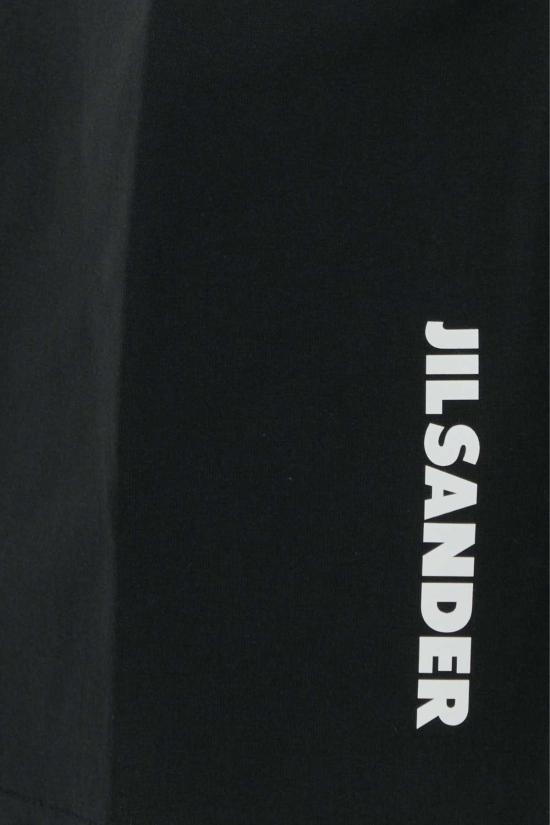 질샌더 긴팔 티셔츠 질 샌더 블랙 코튼 티셔츠 - JIL SANDER