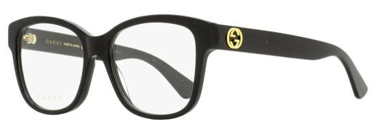  구찌 안경 스퀘어  GG0038 온 001 54mm 38 플라스틱(아세테이트) 블랙 - GUCCI