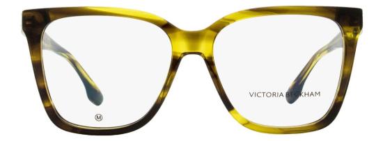  빅토리아 베컴 안경 스퀘어 VB2680 318 53mm 스트라이프 카키색 - VICTORIA BECKHAM